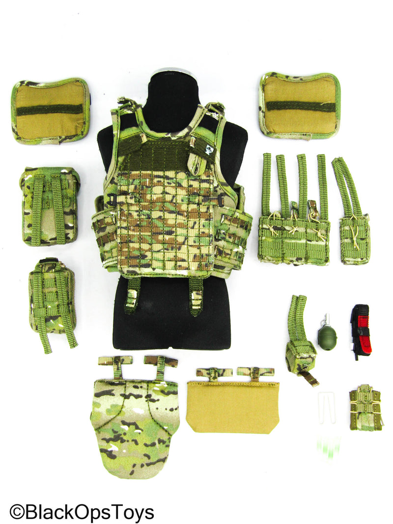 Load image into Gallery viewer, FSB Spetsnaz Alpha - Multicam MOLLE Assault Vest w/Pouch Set
