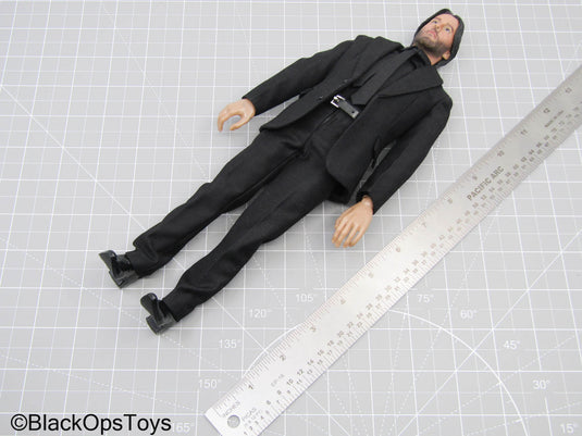 John Wick Full Black Suit Dressed Body w/Headsculpt & Hands (x3)