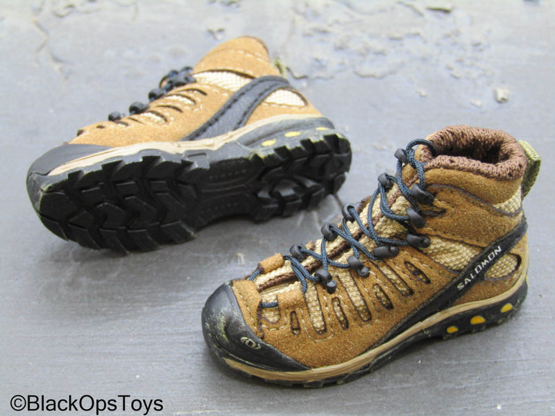 Load image into Gallery viewer, FSB Spetsnaz Alpha - Brown Cloth Combat Boots (Peg Type)
