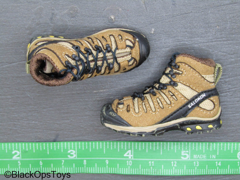 Load image into Gallery viewer, FSB Spetsnaz Alpha - Brown Cloth Combat Boots (Peg Type)
