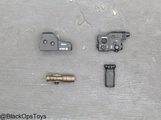SOBR - Version R - Red Dot Sight, PEQ, Foregrip, & Tac Light Set