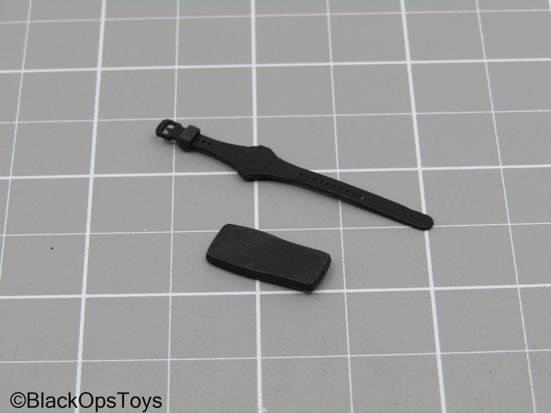 Load image into Gallery viewer, Black Watch w/Phone
