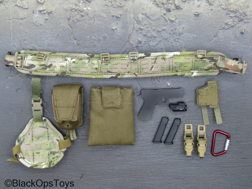 FSB Spetsnaz Alpha - Multicam Battle Belt w/9mm Pistol & Pouch Set