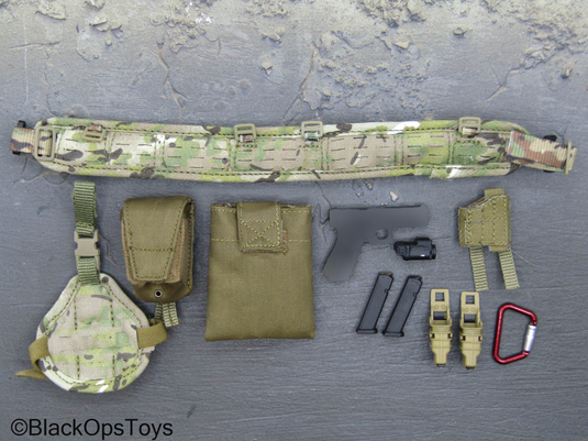 FSB Spetsnaz Alpha - Multicam Battle Belt w/9mm Pistol & Pouch Set