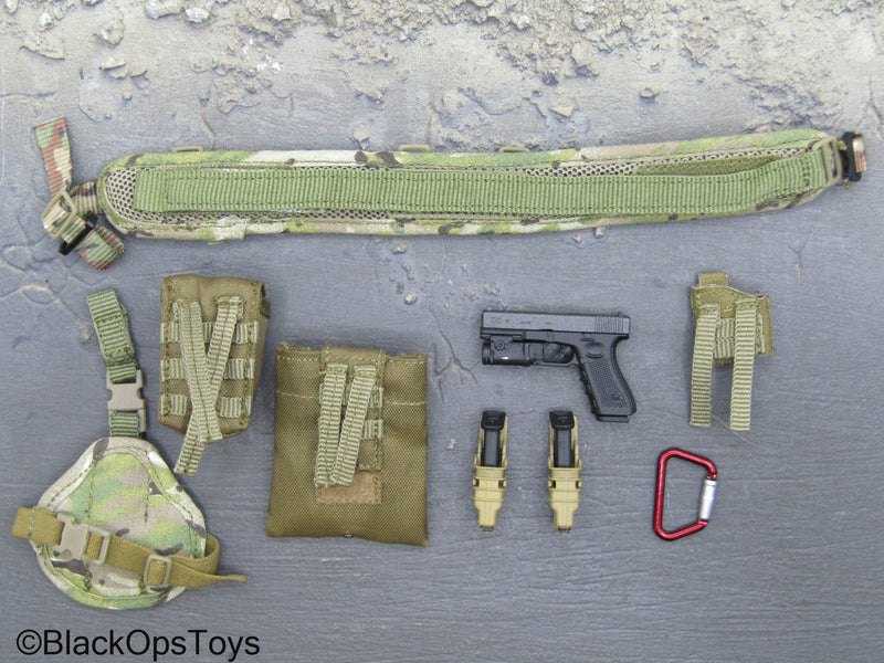 Load image into Gallery viewer, FSB Spetsnaz Alpha - Multicam Battle Belt w/9mm Pistol &amp; Pouch Set
