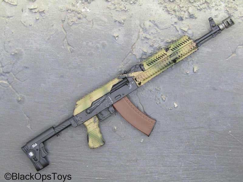 Load image into Gallery viewer, FSB Spetsnaz Alpha - Camo AK47M Rifle
