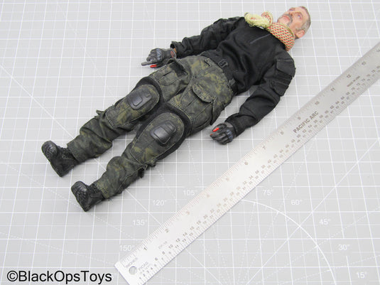 Male Full Black Python Camo Dressed Body w/Headsculpt