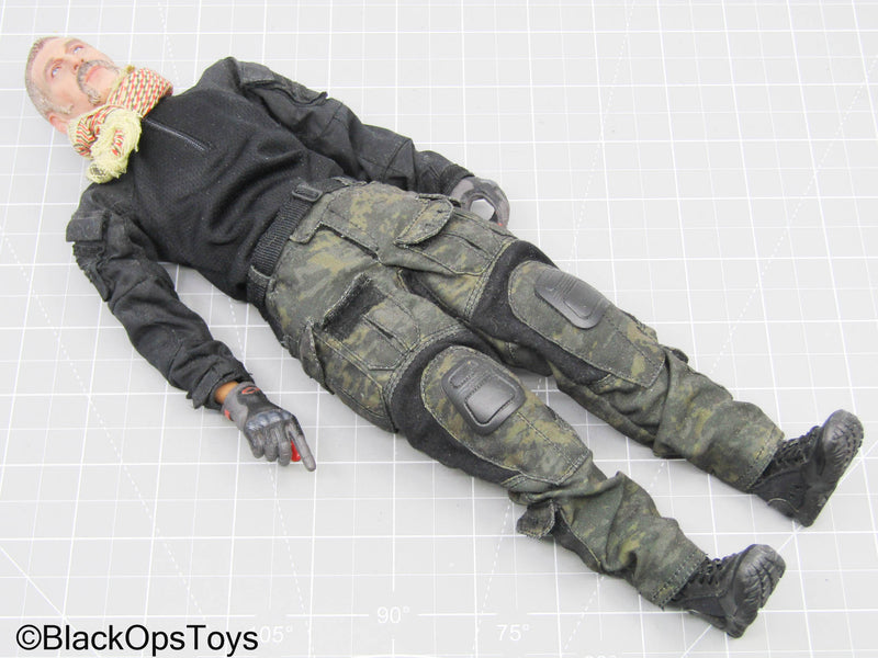 Load image into Gallery viewer, Male Full Black Python Camo Dressed Body w/Headsculpt
