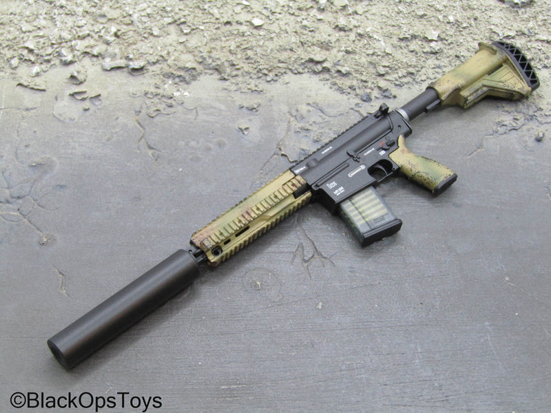 Load image into Gallery viewer, FSB Spetsnaz Alpha - Camo MR308 w/Suppressor
