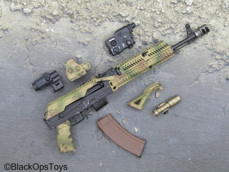 Load image into Gallery viewer, FSB Spetsnaz Alpha - Camo AK47M Rifle w/Attachment Set
