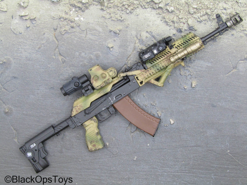 Load image into Gallery viewer, FSB Spetsnaz Alpha - Camo AK47M Rifle w/Attachment Set
