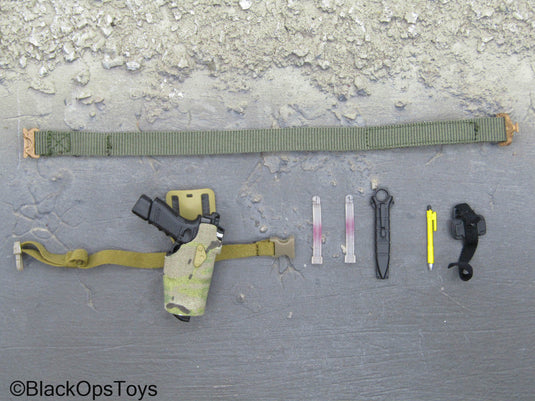 CBRN Combat Control Team - 9mm Pistol w/Drop Leg Holster & Belt Set