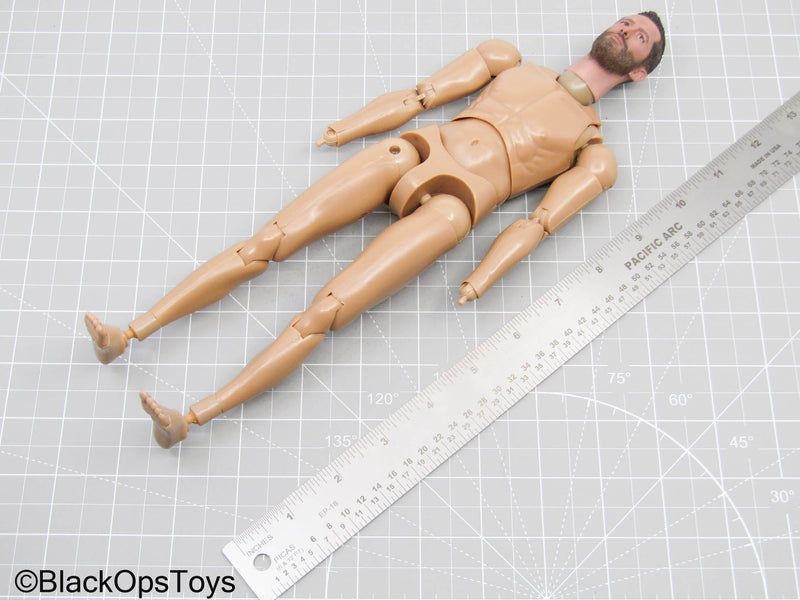Load image into Gallery viewer, Male Base Body w/Feet &amp; Headsculpt In Ryan Reynolds Likeness
