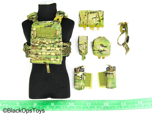 CBRN Combat Control Team - Multicam MOLLE Combat Vest w/Pouches