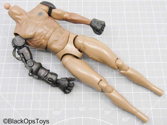 Male Base Body w/Robotic Parts & Shoulder Plate (READ DESC)