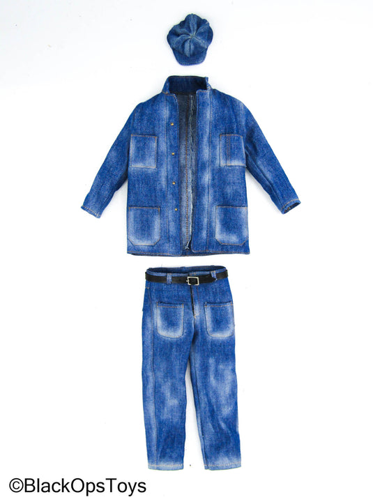 The Shawshank Redemption - Blue Denim Like Jean Clothing Set w/Hat