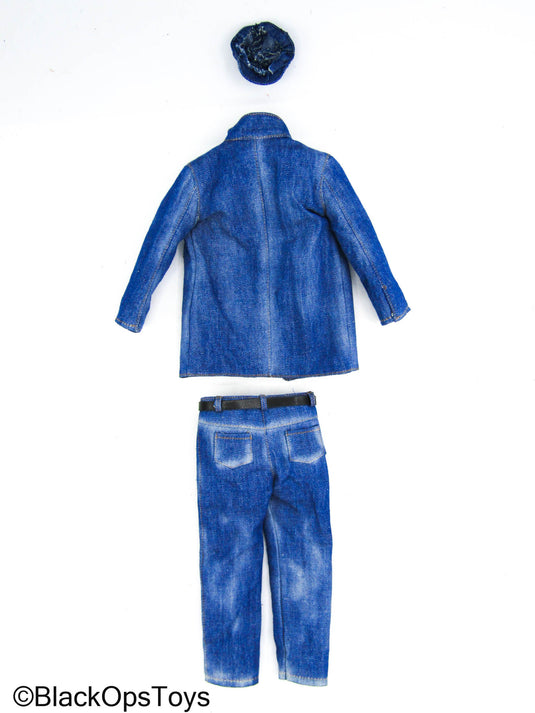 The Shawshank Redemption - Blue Denim Like Jean Clothing Set w/Hat