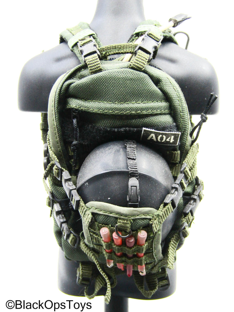 Load image into Gallery viewer, OD Green Tactical Backpack w/Helmet &amp; Gear Set (Soldier Story)
