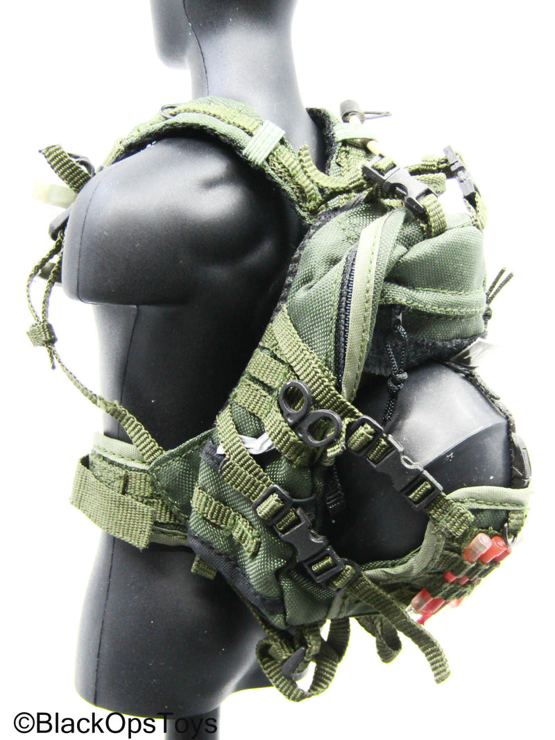 Load image into Gallery viewer, OD Green Tactical Backpack w/Helmet &amp; Gear Set (Soldier Story)
