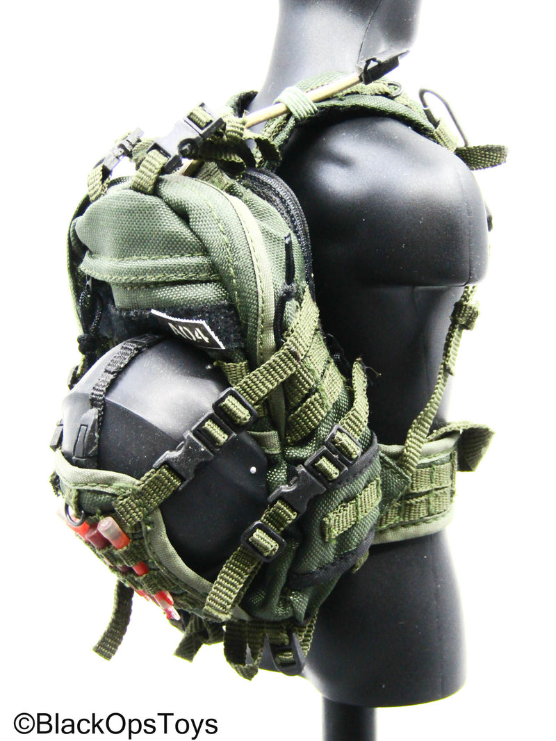 Load image into Gallery viewer, OD Green Tactical Backpack w/Helmet &amp; Gear Set (Soldier Story)
