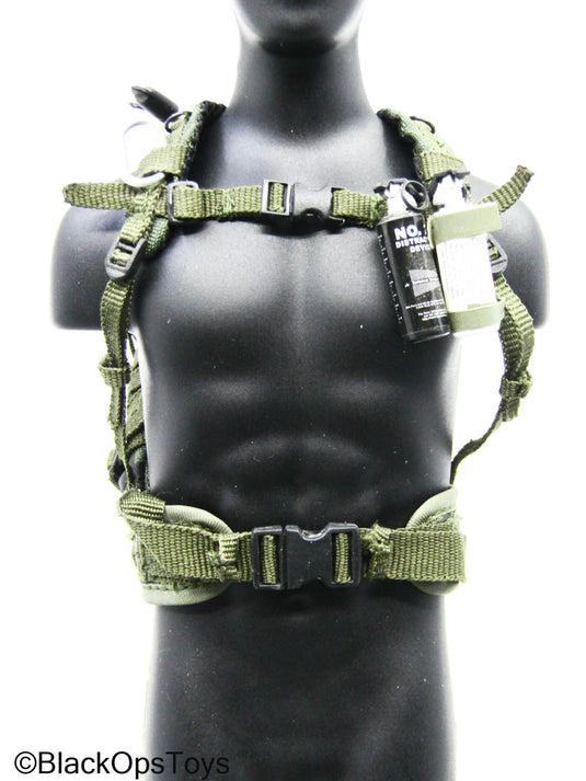 OD Green Tactical Backpack w/Helmet & Gear Set (Soldier Story)