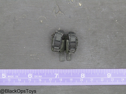 ZERT AMG Juggernaut - Wolf Grey MOLLE Dual Cell Frag Grenade Pouch
