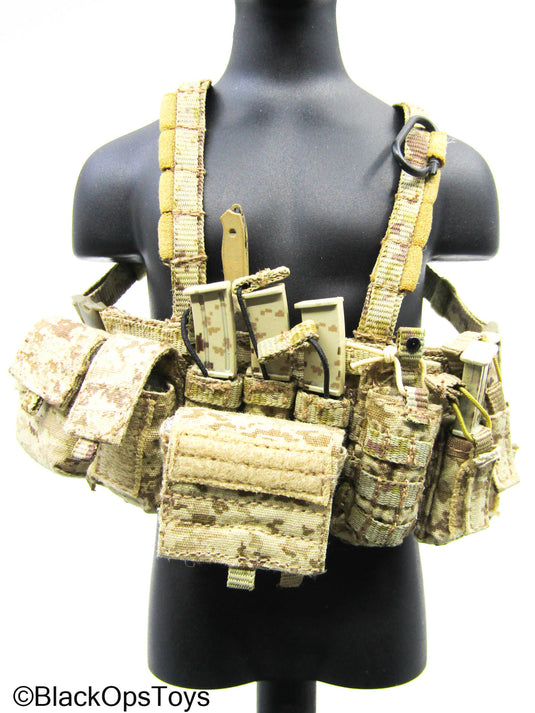 AOR1 H&K MP7 w/Attachments, Chest Rig, & Plate Carrier (DAM Toys)