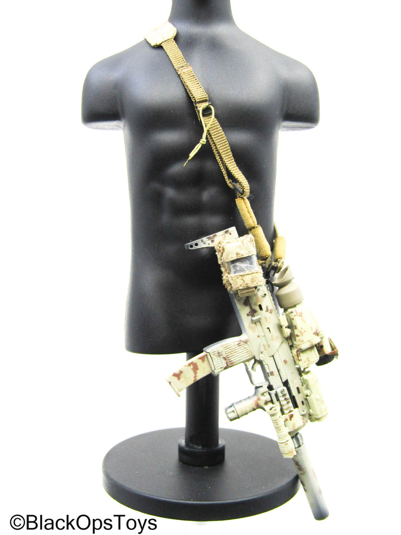 Load image into Gallery viewer, AOR1 H&amp;K MP7 w/Attachments, Chest Rig, &amp; Plate Carrier (DAM Toys)
