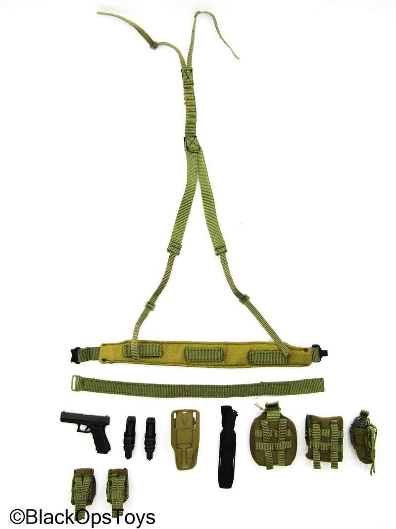 Load image into Gallery viewer, Russian SSO - Tan MOLLE Battle Belt w/Pistol &amp; Pouch Set
