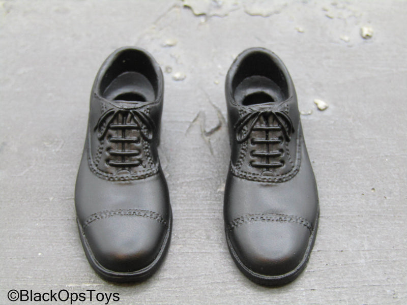Load image into Gallery viewer, Gustavo Fring - Black Dress Shoes (Peg Type)
