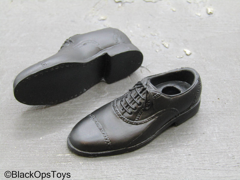 Load image into Gallery viewer, Gustavo Fring - Black Dress Shoes (Peg Type)
