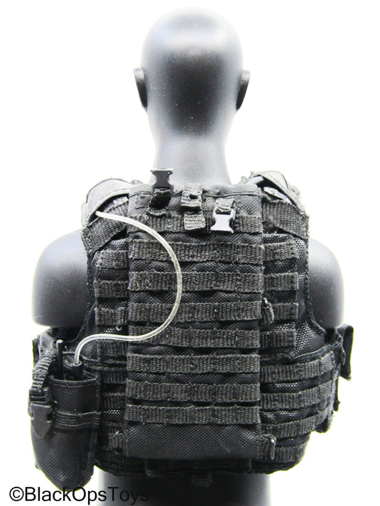 Black MOLLE Plate Carrier Vest w/Accessories (Soldier Story)
