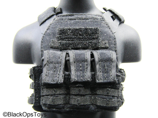 Black MOLLE Jumpable Plate Carrier w/Mag Set
