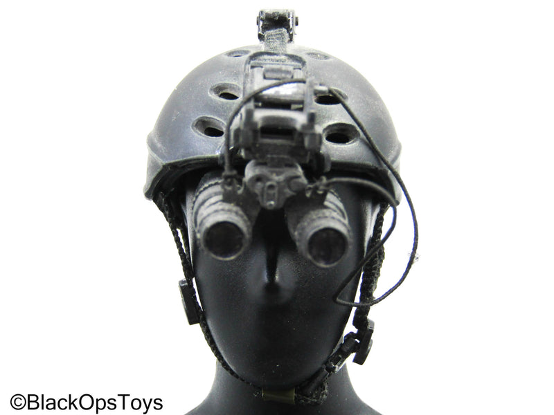 Load image into Gallery viewer, Black Tactical NVG Helmet (Hot Toys)
