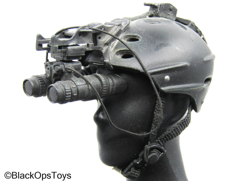 Load image into Gallery viewer, Black Tactical NVG Helmet (Hot Toys)
