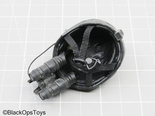 Black Tactical NVG Helmet (Hot Toys)