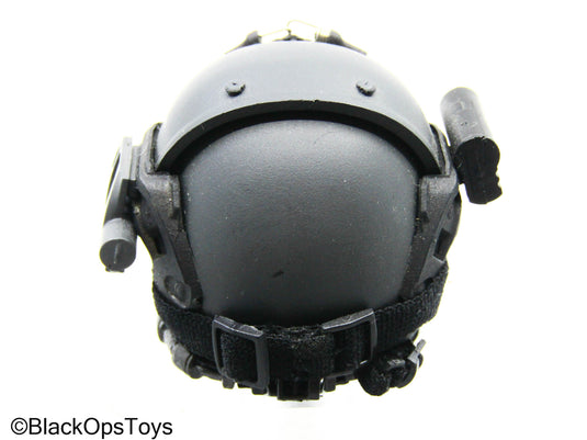 Male Headsculpt w/Black Helmet, Accessoires, & Sci-Fi Mouthpiece