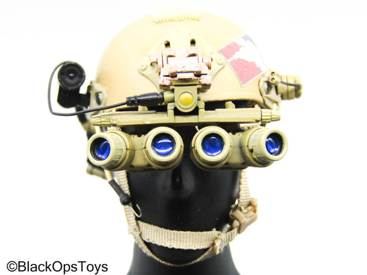 Tan Tactical NVG Helmet (DAM Toys)