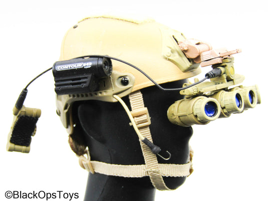 Tan Tactical NVG Helmet (DAM Toys)