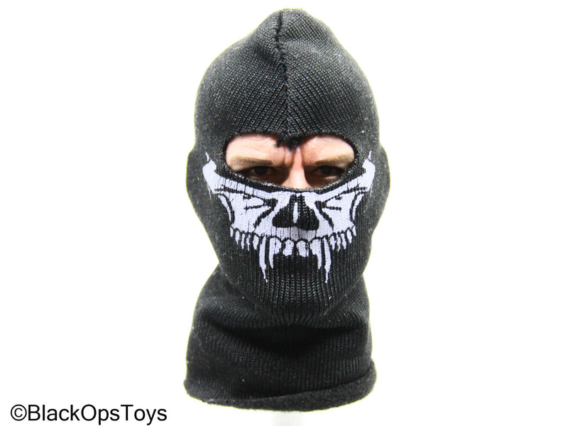 Load image into Gallery viewer, Male Headsculpt w/Black Skull Balaclava
