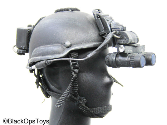 Black Tactical NVG Helmet (Hot Toys)