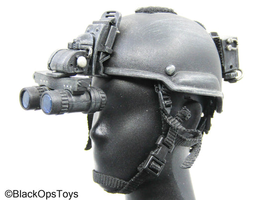 Black Tactical NVG Helmet (Hot Toys)