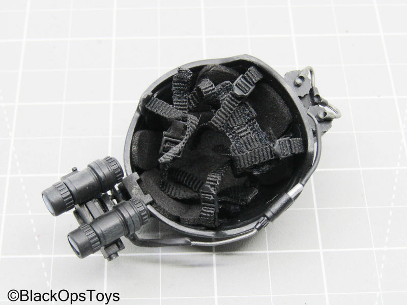 Load image into Gallery viewer, Black Tactical NVG Helmet (Hot Toys)
