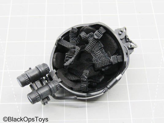 Black Tactical NVG Helmet (Hot Toys)