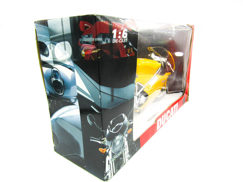 Load image into Gallery viewer, NewRay Ducati 998 Yellow Die Cast Superbike - MINT IN BOX
