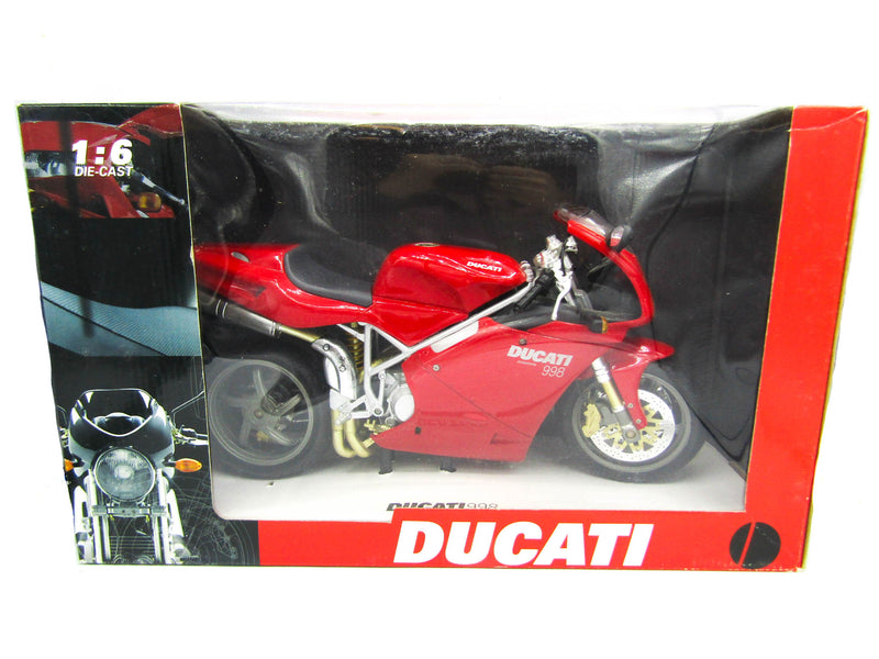 Load image into Gallery viewer, NewRay Ducati 998 Red Die Cast Superbike - MINT IN BOX
