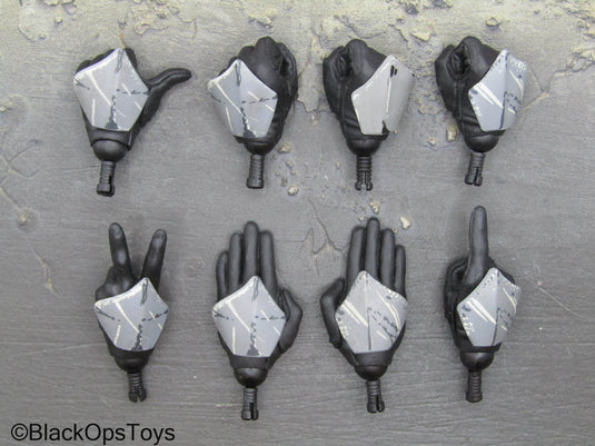 Custom - Star Wars Clone Trooper Commander Wolffe Grey Armored Gloved Hand Set