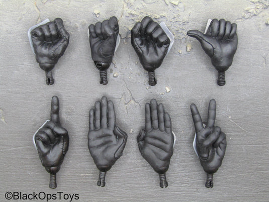 Custom - Star Wars Clone Trooper Commander Wolffe Grey Armored Gloved Hand Set