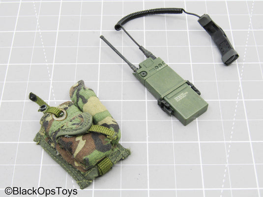 OD Green Radio Set w/Multicam Camo Pouch (Hot Toys)
