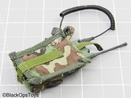 OD Green Radio Set w/Multicam Camo Pouch (Hot Toys)